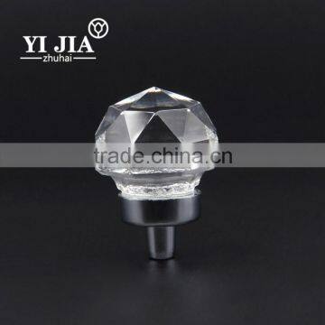 Zhuhai Wholesale Clear Zinc Alloy Crystal Cabinet Glass Handle