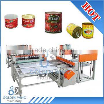 Automatic Tomato Sauce Paste Fish Tuna Canned Food Tin Can Making Line / Duplex Slitter Tin Can Machine,Tinplate Cutting Machine