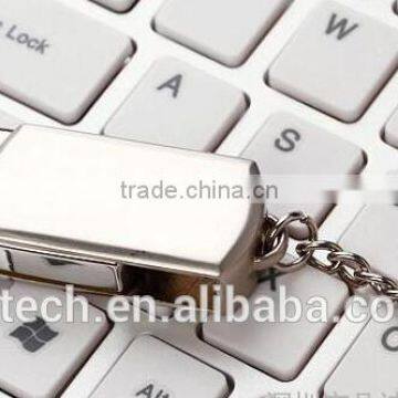 USB factory ,laser logo USB metal swivel usb memory stick from SZ factory