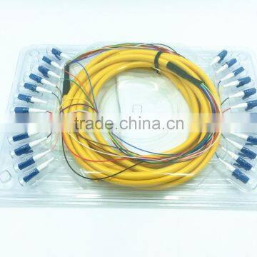 high quality LC 12 ports bundle fan-out pigtail from factory