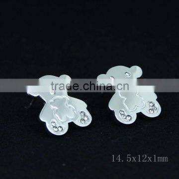 Bear Stud Earrings Customized on Sale