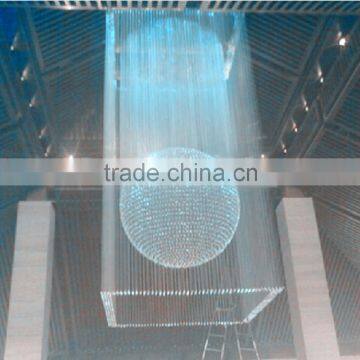 RGB Color Mess & DMX 512 Acrylic Fiber Optic Crystal Chandelier photo-3