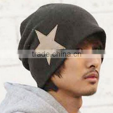 Hedging warm winter hat Korean men pentacle hats wholesale