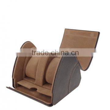 Chinese Factories Wholesale Custom High-grade Leather Watch Box, Brown Beautiful Gift Box