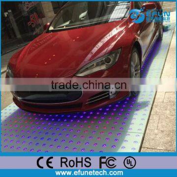 new technology digital interactive flooring,led 3d dance floor tile,car show led floor