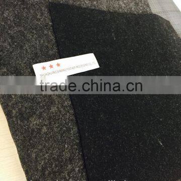 polyester felt 665GSM, thickness 4MM, grey and black color