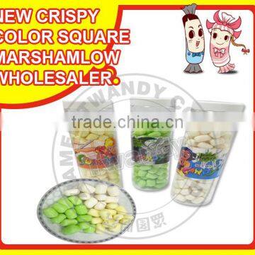 New crispy color square marshamlow wholesaler