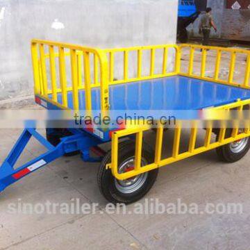 2 tons airport baggage trolley trailer