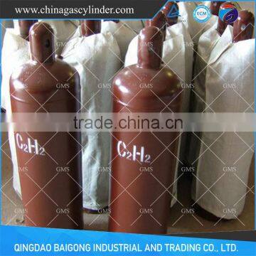 GB11638 Standard Acetone Filled High Pressure 40L Acetylene Gas Cylinder Price