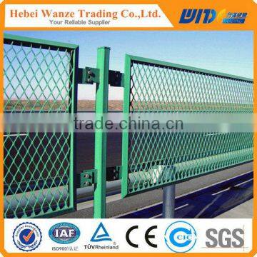 powder coated expanded metal fence,expanded metal fencing,fence panels