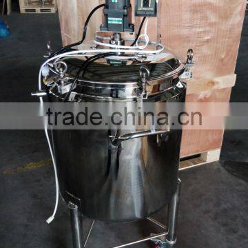 Customizing stainless steel mixing tank/steam jacketed fermenter/jacketed fermentation tank