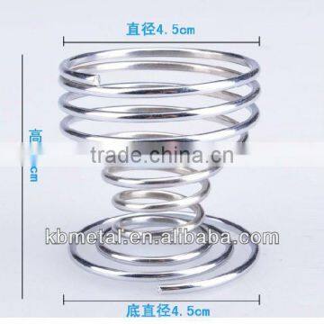 Stainless Steel Spring Shape Egg Stand