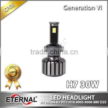 60W/pr universal size LED headlight bulb replacement H1 H3 H4 H7 H11 H13 9005 9006 880 D2S car automotive led headlight bulb kit