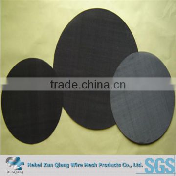 low price fireproof window screen black mesh fabric