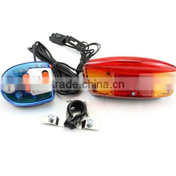 New 2014 Bike Bicycle Tail Turn Brake Signal 11 LED Turning Night Light Lamp+Horn Bell