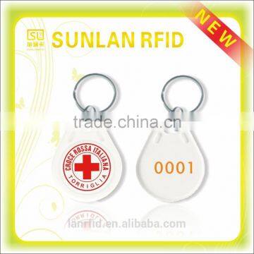 Bulk production NFC key tag for access control