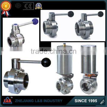ISO Certified Factory Direct Sale Stainless Steel Sanitary Butterfly Valves photo-2