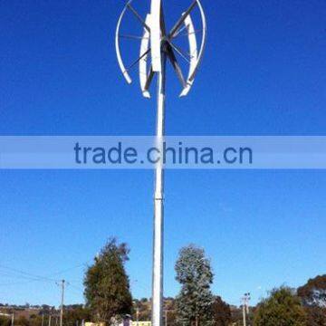 5kw Vertical Wind Turbine With Curved Blades photo-3