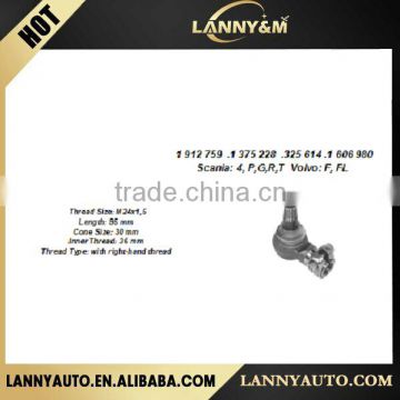 Good Price heavy duty truck Right Ball Joint tie rod end for SCANIA 1912759 1375228 325614 1606980