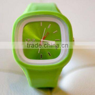 Silicone jelly watches TOP quality Japan movements and 3 ATM waterproof with different colors