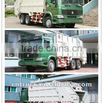 howo garbage compactor truck for cheap sale