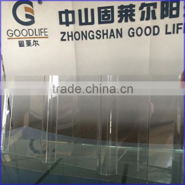 Nantou town Safetycolorful transparent skylight panel for roofing heat insulation