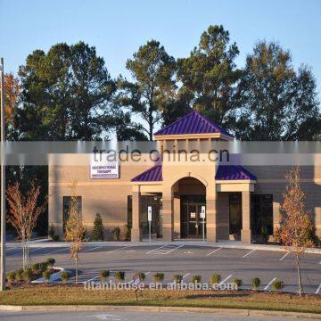 High Quality 1 Floor Light Gauge Steel Prefab Stores for Sell photo-3