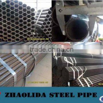 ASTM A53 Erw Welded Round Steel Pipe Welding Mild Black Pipe Carbon Steel Pipe Manufacturer photo-6