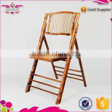 New degsin Qingdao Sionfur natural wood folding chair for dining room