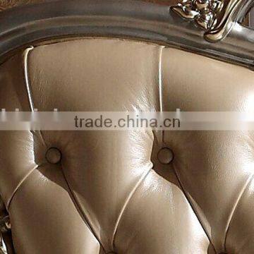 European Style Solid Wood With Genuine Leather Bed, Royal Bedroom Carved Furnitur Bed, Royal Bedroom Furniture (BF01-ML013) photo-5