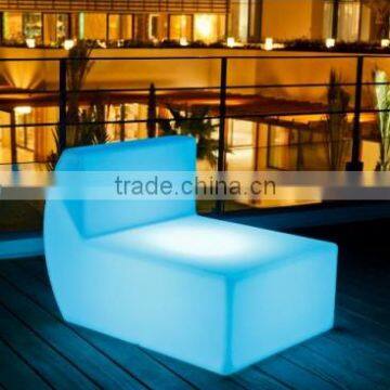 2016 Sigma Newest LED light up cheap outdoor white garden plastic chairs