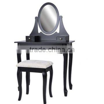 French Style Dressing Table With Stool and Mirror photo-2