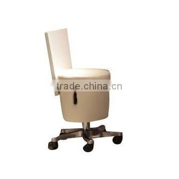 Potable movable Ottoman stool hydraulic chair with wheels used salon furniture DS-HE24