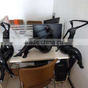 Abstract Modern Style Fiberglass/Resin Fat Lady Sculpture photo-2