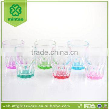 Attractive Design Whiskey Glass With Color Bottom photo-5
