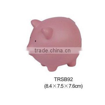 PU stress pig/piggy stress reliever/squeeze piggy/soft foam pig toy