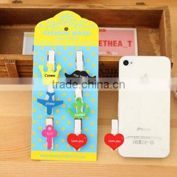 Wooden Photo Clip Holder,memo Clip photo-2