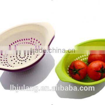 Useful Plastic Fruit/Vegetable Basket With Strainer Function/Plastic Dropping Fruit Basket photo-2