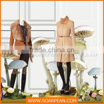 New Design Customize Window Display Artificial Fabric Mushroom