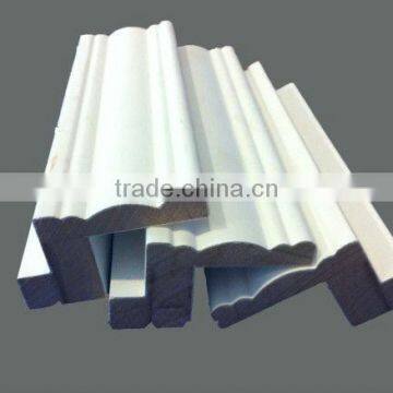 Gesso White Primed Skirting Board for Buidling Decoration MDF Board photo-4