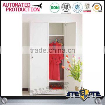 2 Door Steel Lockable Wardrobe Steel Locker Cabinet photo-5