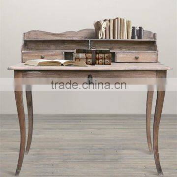 Antique finished kids study table, solid wood french countryside style kids homework & reading table - BF07-70353