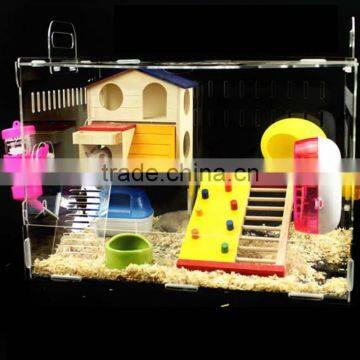 Acrylic Hamster Pet Cage for Small Animals photo-4