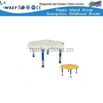 (HC-1603)Kindergarten Plum Modeling Table Children Plastic Table