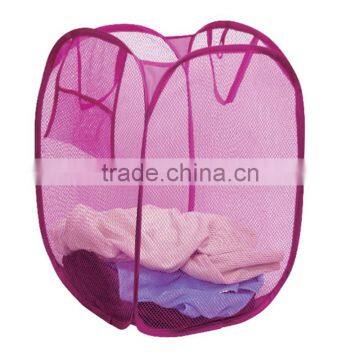 High quality Wholesale polyester folding pop up laundry hamper