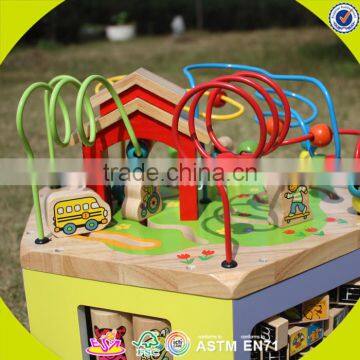 2017 Wholesale Baby Wooden Abacus Beads Funny Kids Wooden Abacus Beads Sale Children Wooden Abacus Beads W12D047 photo-2