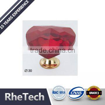 Factory supply Crystal Glass Furniture Knobs