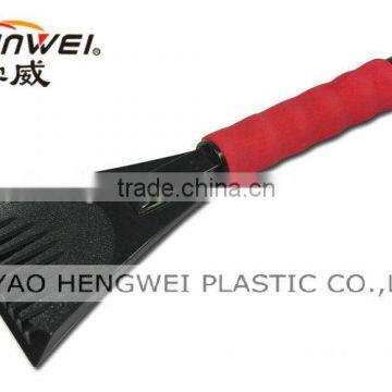 SD-3104 new style of plastic colorful ice scraper with EVA foam