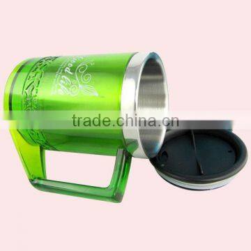 Stainless Steel Double Wall Mug With Handle photo-3