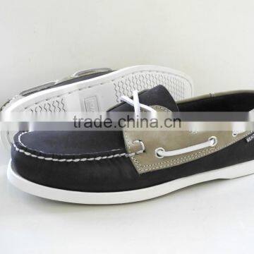 Handsewn Blucher Moccasin Construction Leaher Shoes Loafer Shoes Boat Shoes photo-3